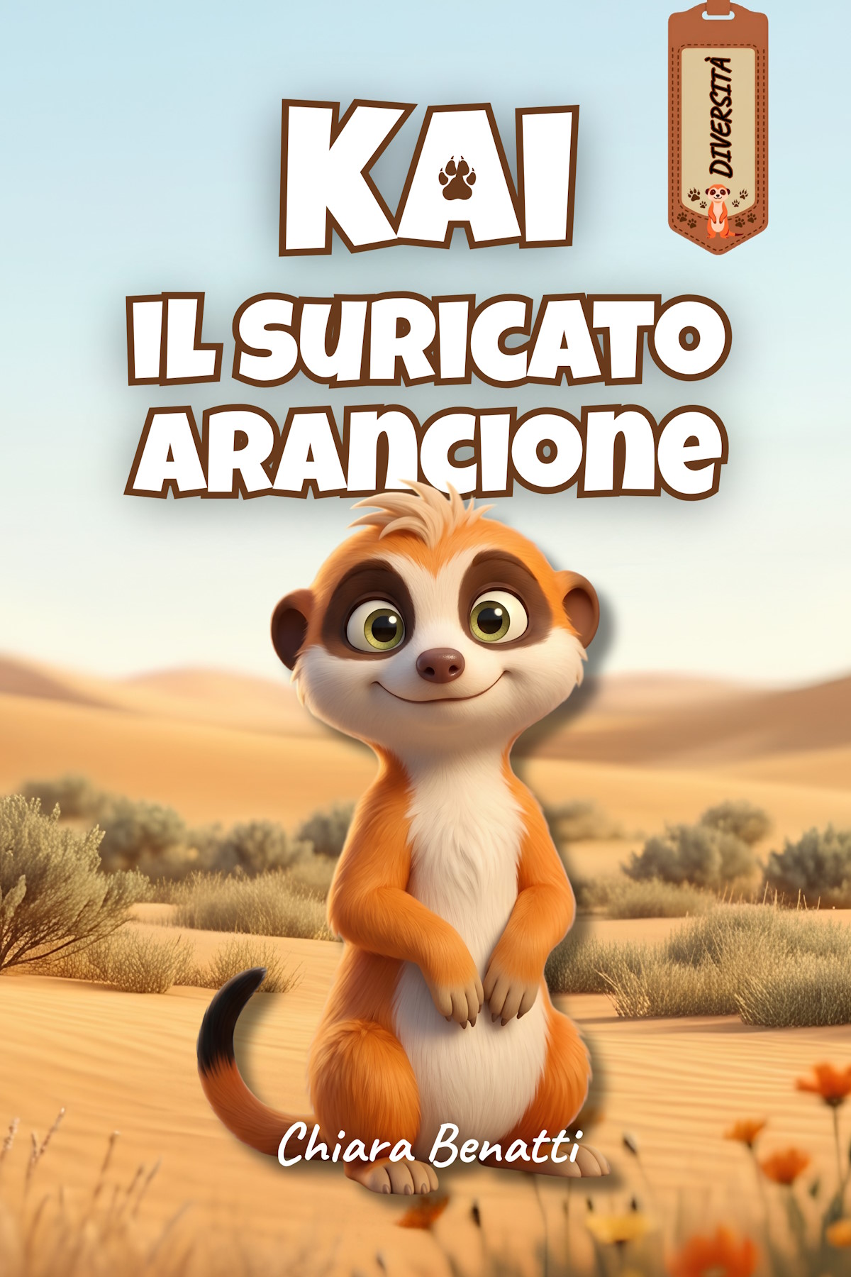 Copertina di Kai, il suricato arancione, libro 1 della collana Le avventure di Kai