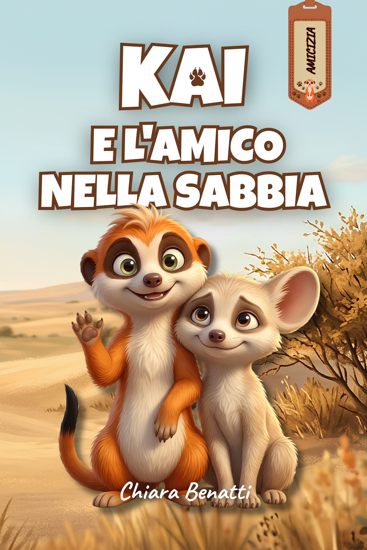 Copertina di Kai e l'amico nella sabbia, libro 2 della collana Le avventure di Kai